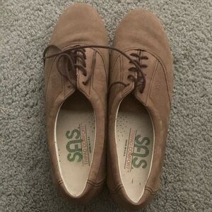 Vintage Brown SAS Tripad Comfort Formla Shoes Suede Fell Women’s 7.5 USA Made